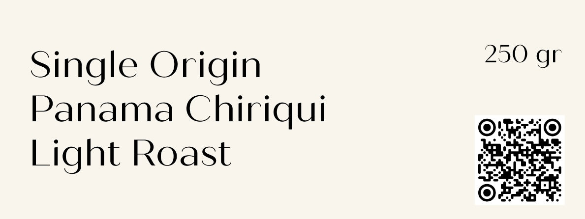 panama chiriquí grade 1 - light roast - 250 grams
